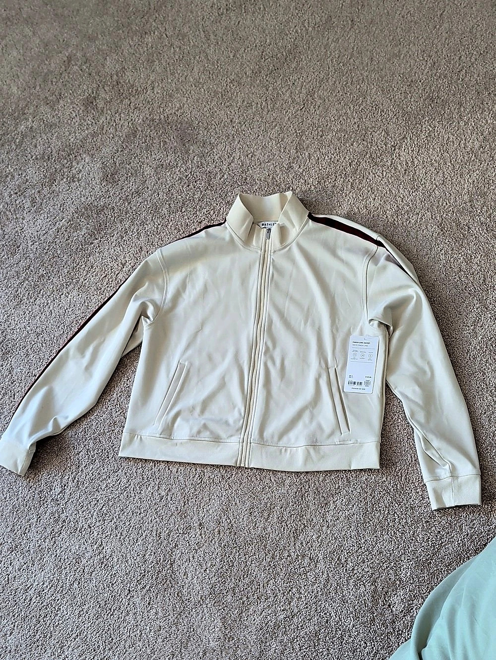 NWT - Athleta Finish Line Jacket Athletic Jacket White XL